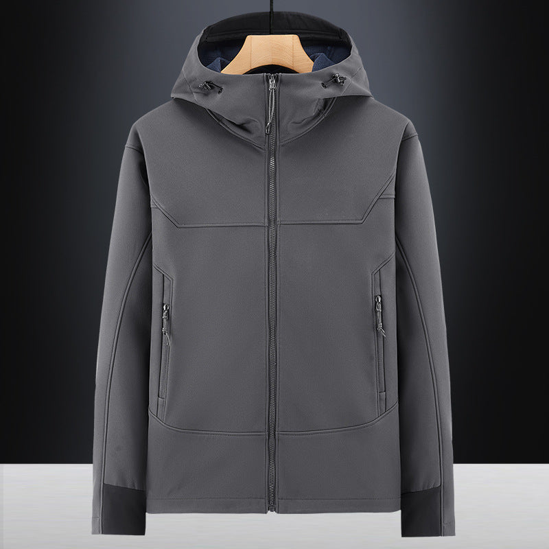 Men's Soft Shell Jacket - Windproof, Waterproof, Outdoor