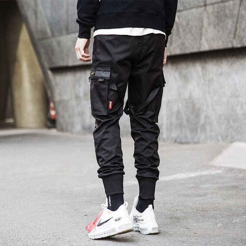 Reflective Tactical Cargo Pants for Men - Casual Fit