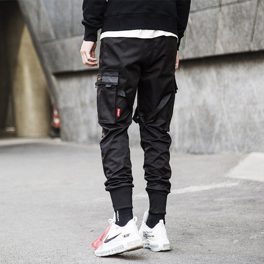 Reflective Tactical Cargo Pants for Men - Casual Fit