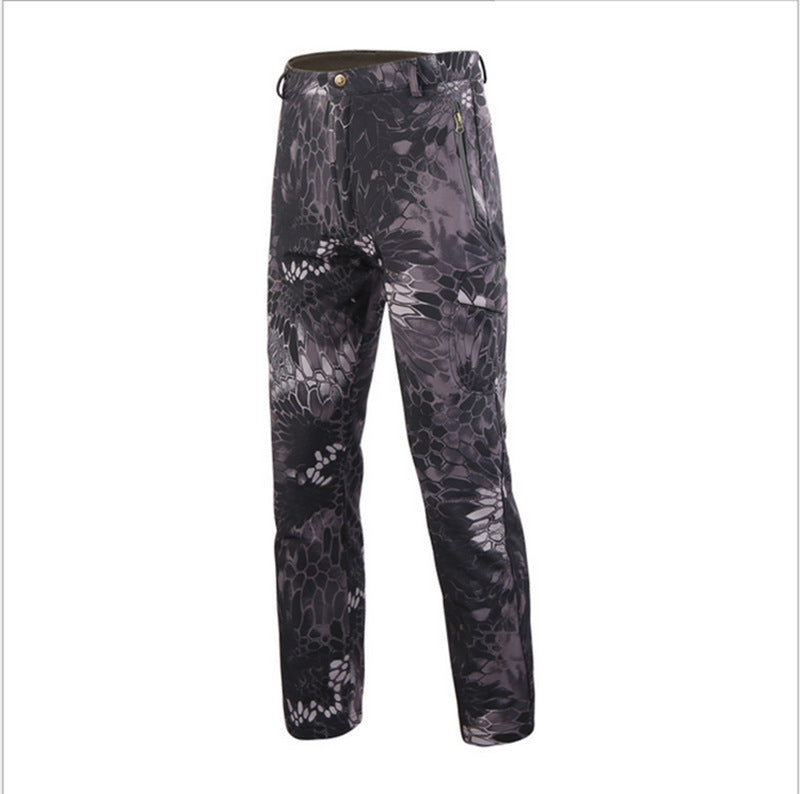 Men's 3-in-1 Fleece Windproof Outdoor Pants
