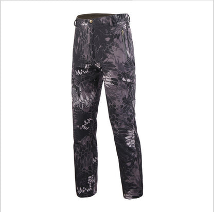 Men's 3-in-1 Fleece Windproof Outdoor Pants