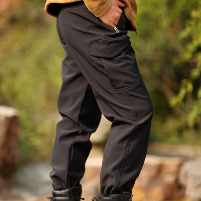 Men's 3-in-1 Fleece Windproof Outdoor Pants