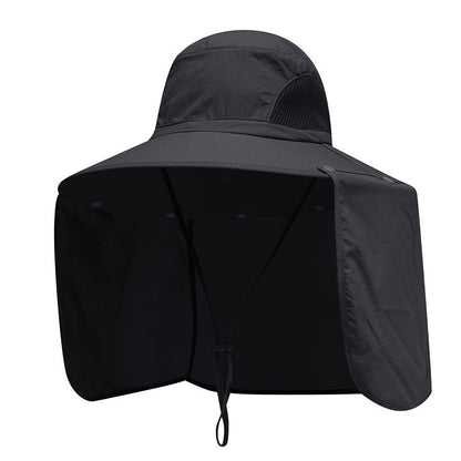 Summer Fishing Hat for Outdoor UV Protection and Quick-Dry