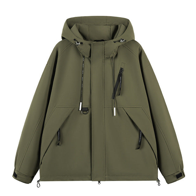 Men's Windproof Waterproof Climbing Jacket for Outdoor Sports