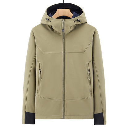 Men's Soft Shell Jacket - Windproof, Waterproof, Outdoor