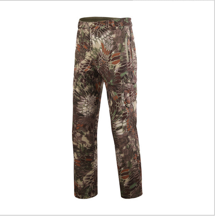 Men's 3-in-1 Fleece Windproof Outdoor Pants