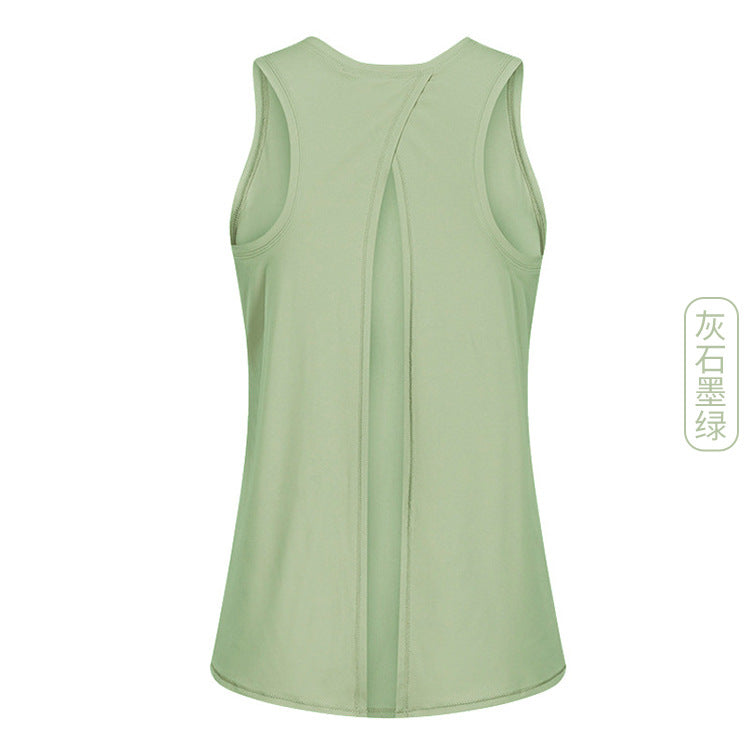 Summer Loose Sleeveless Sports Tank Top for Women