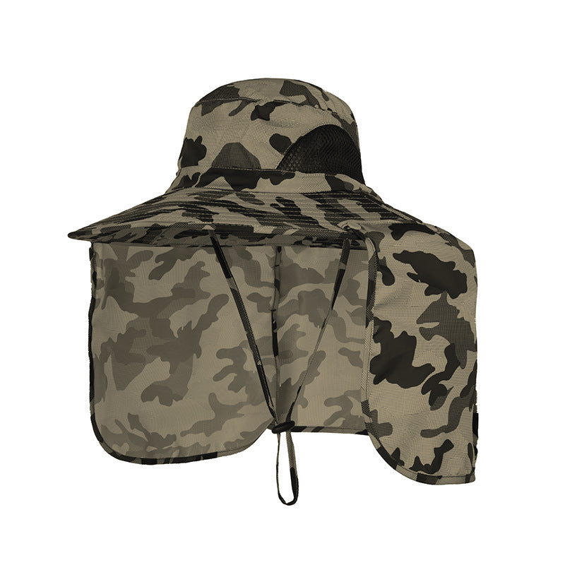 Summer Fishing Hat for Outdoor UV Protection and Quick-Dry
