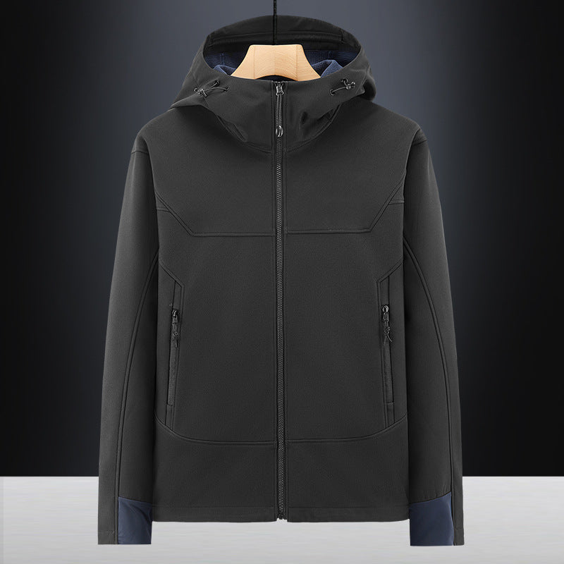 Men's Soft Shell Jacket - Windproof, Waterproof, Outdoor
