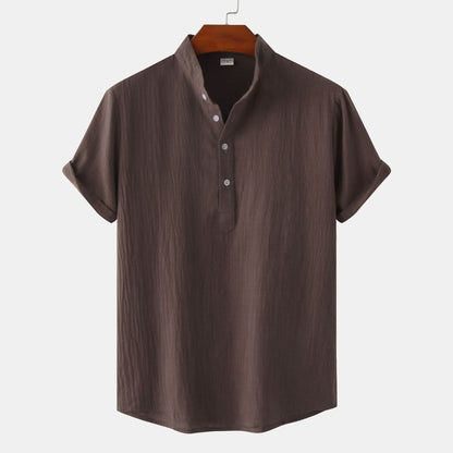 Summer Breeze Linen-Cotton Shirt