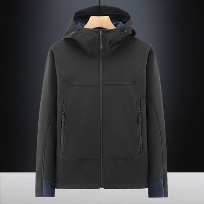 Men's Soft Shell Jacket - Windproof, Waterproof, Outdoor