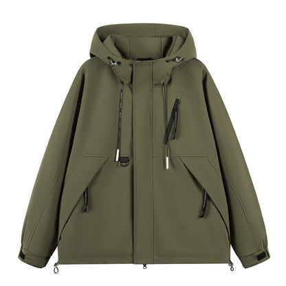 Men's Windproof Waterproof Climbing Jacket for Outdoor Sports