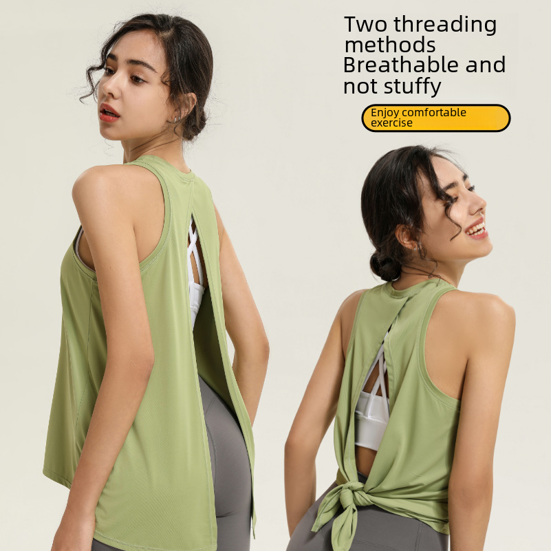 Summer Loose Sleeveless Sports Tank Top for Women