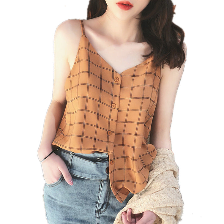 Summer Chiffon Tank Top for Women - Loose Style