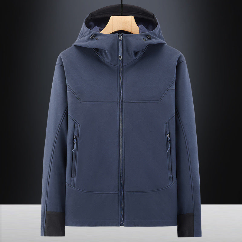 Men's Soft Shell Jacket - Windproof, Waterproof, Outdoor