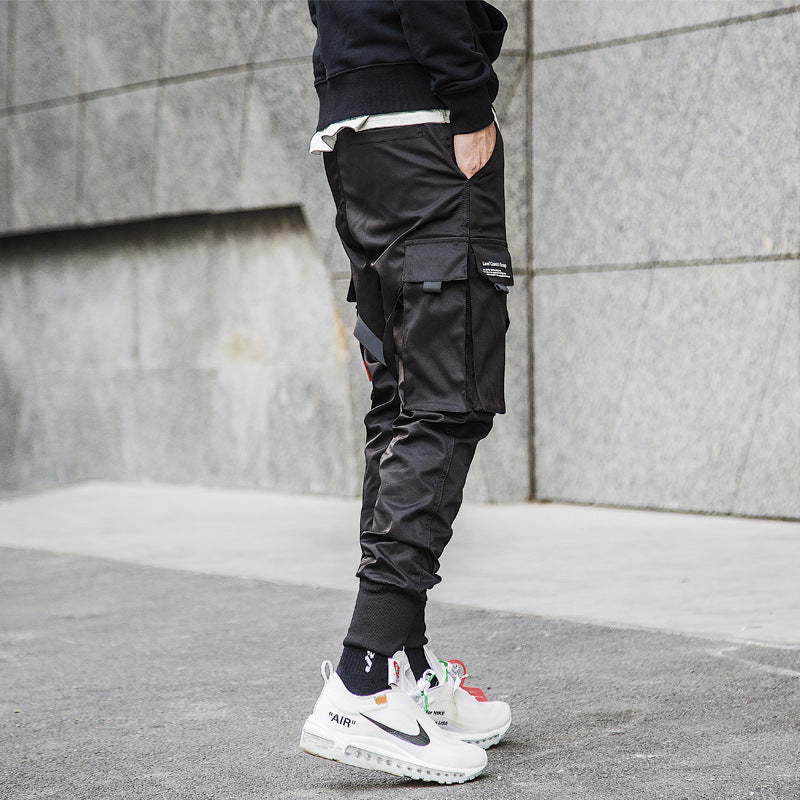 Reflective Tactical Cargo Pants for Men - Casual Fit