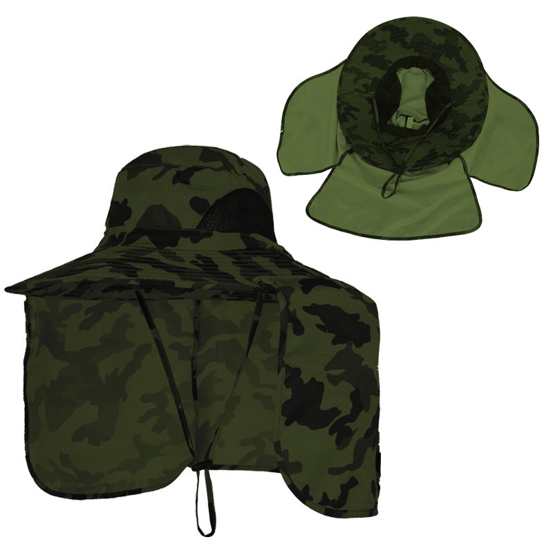 Summer Fishing Hat for Outdoor UV Protection and Quick-Dry