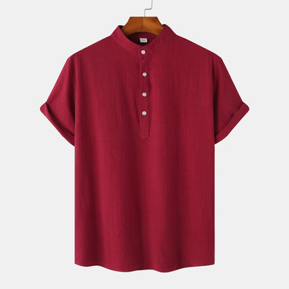 Summer Breeze Linen-Cotton Shirt