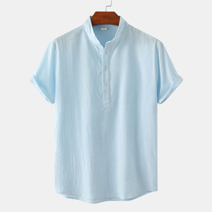 Summer Breeze Linen-Cotton Shirt