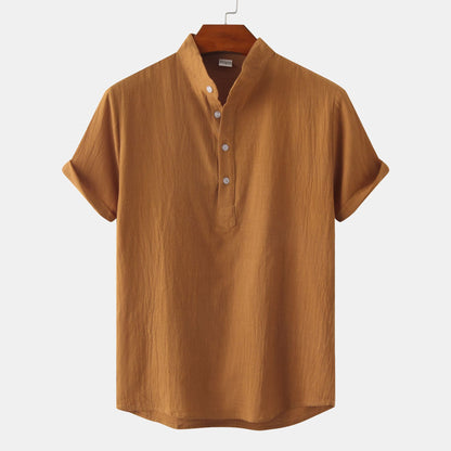 Summer Breeze Linen-Cotton Shirt