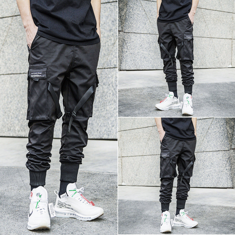 Reflective Tactical Cargo Pants for Men - Casual Fit