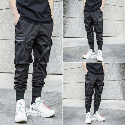 Reflective Tactical Cargo Pants for Men - Casual Fit