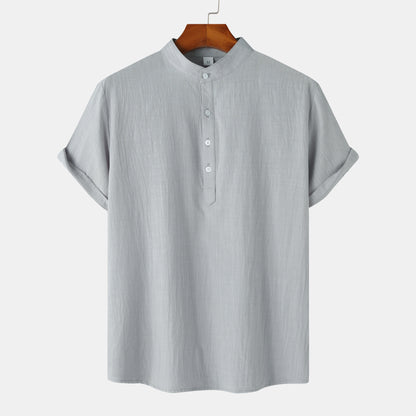 Summer Breeze Linen-Cotton Shirt