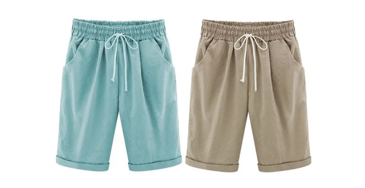 Summer Female Five Pants Thin Outer Wear Pants Women Slacks Casual Pants Harem Pants Beach Wear