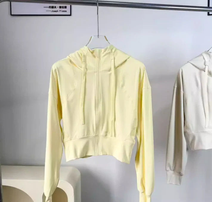 Hooded casual jacket women's outdoor loose sports jacket