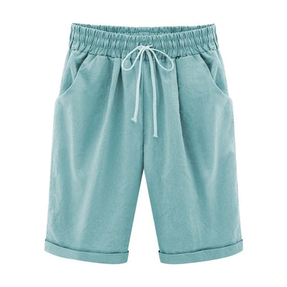 Summer Female Five Pants Thin Outer Wear Pants Women Slacks Casual Pants Harem Pants Beach Wear