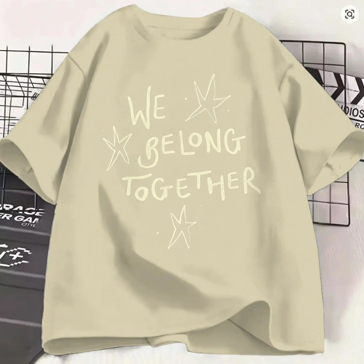 Oversized T-Shirt Summer Harrys Styles We Belong Together Hipster T-Shirts  100% Cotton Tee Shirt for Men Aesthetic Big Size