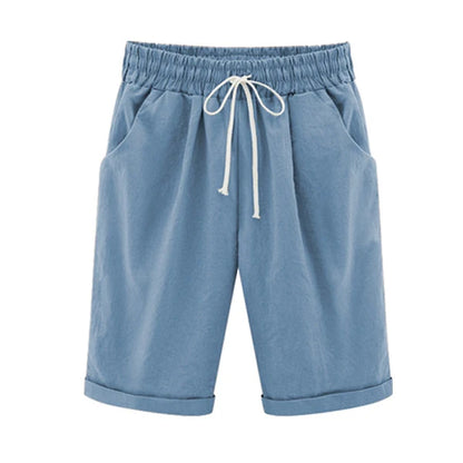 Summer Female Five Pants Thin Outer Wear Pants Women Slacks Casual Pants Harem Pants Beach Wear