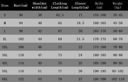 T Shirt for Men 2023 Clothing Fitness White O Neck Anime Man T-shirt For Male Oversized S-6XL New Men T-shirts Goth Punk