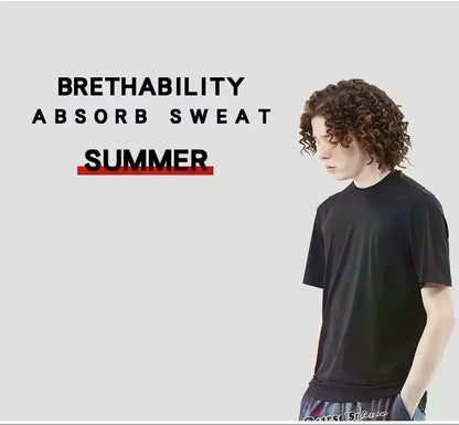 Hip Hop Oversize S-4xl Men Loose Fitness T Shirt Fashion Gym Running T-shirts Summer Gym Short Sleeve Cotton Casual Tees Tops