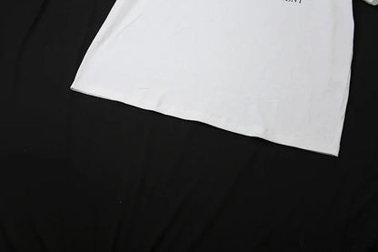 Oversized T Shirts For Women Streetwear Inclined Collar Y2k Top Letters Printing Camisetas Short Sleeve Ropa Mujer Summer Outfit