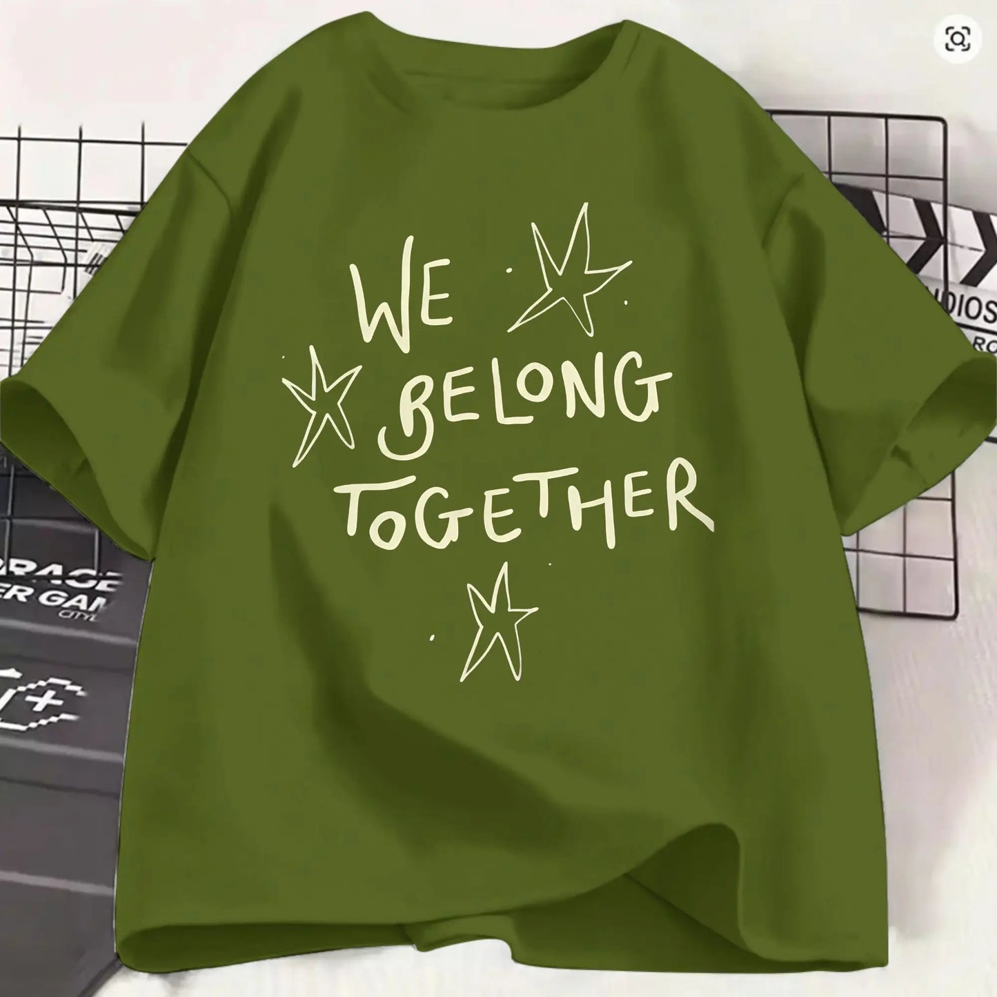 Oversized T-Shirt Summer Harrys Styles We Belong Together Hipster T-Shirts  100% Cotton Tee Shirt for Men Aesthetic Big Size