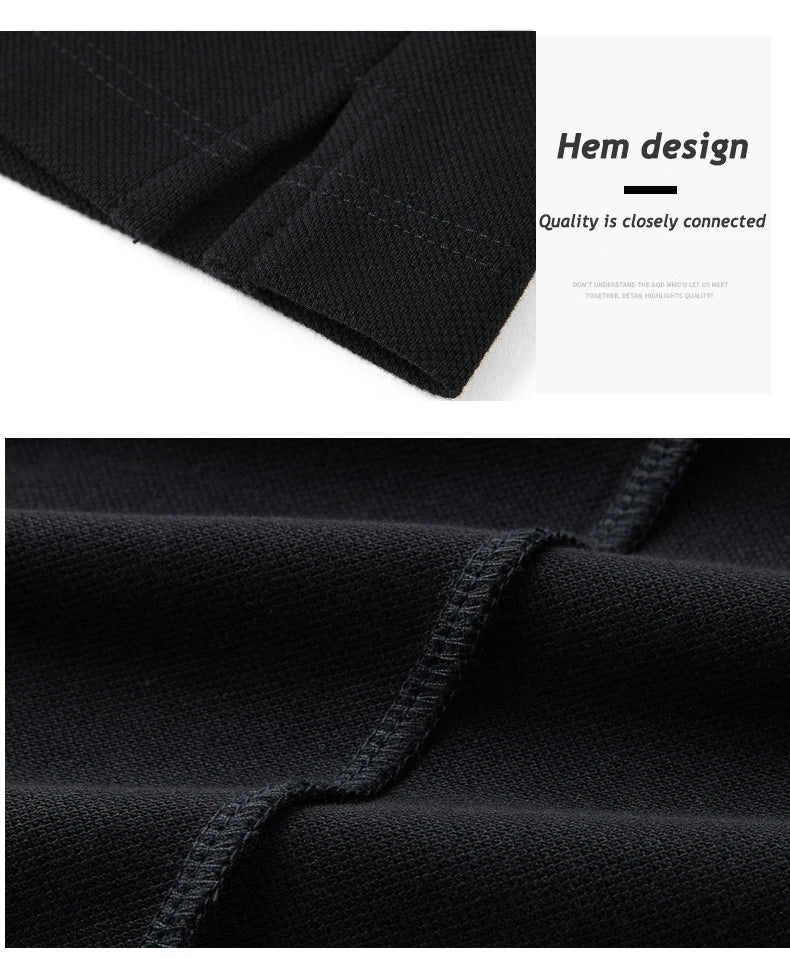 Men Plus Size Polo Shirt Oversized 6XL 7XL Summer Short Sleeve T Shirts Black Loose Male Shirt