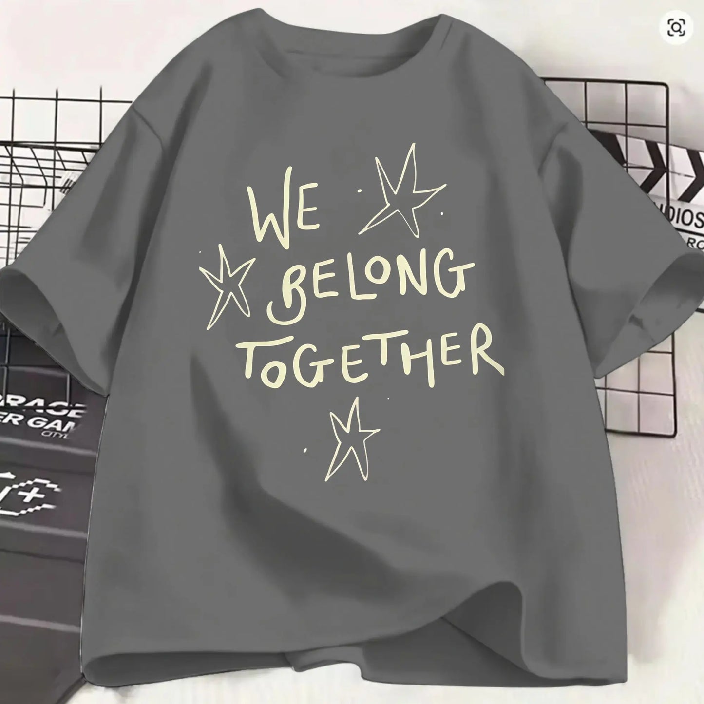 Oversized T-Shirt Summer Harrys Styles We Belong Together Hipster T-Shirts  100% Cotton Tee Shirt for Men Aesthetic Big Size