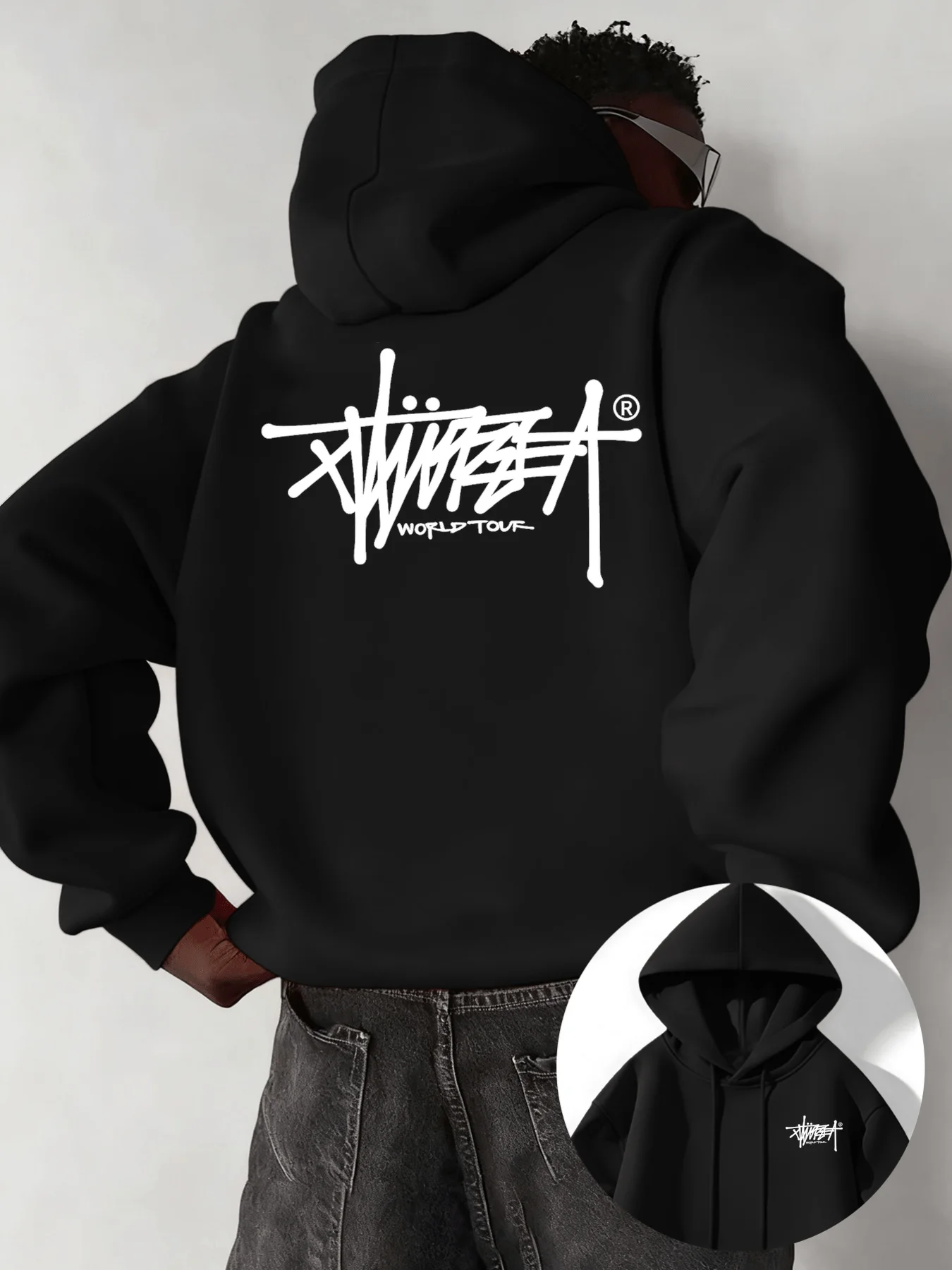 Street Urban Style Pullover Hoodie | Printed Design | Durable Fabric | Casual Top | S-3XL