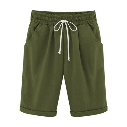 Summer Female Five Pants Thin Outer Wear Pants Women Slacks Casual Pants Harem Pants Beach Wear