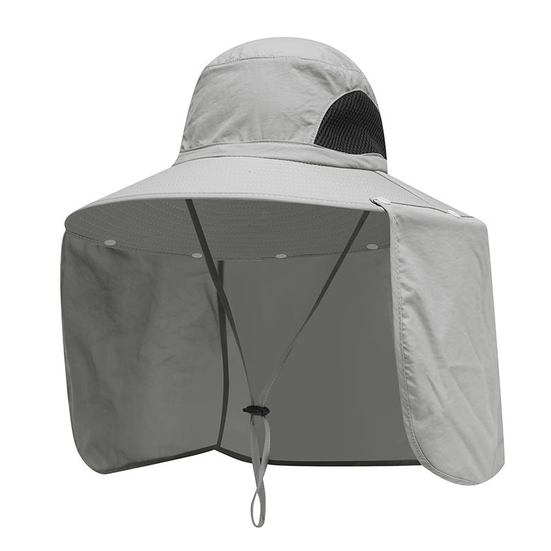 Summer Fishing Hat for Outdoor UV Protection and Quick-Dry