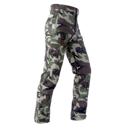 Men's Waterproof Fleece Assault Pants for Outdoor Use