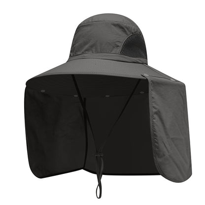 Summer Fishing Hat for Outdoor UV Protection and Quick-Dry