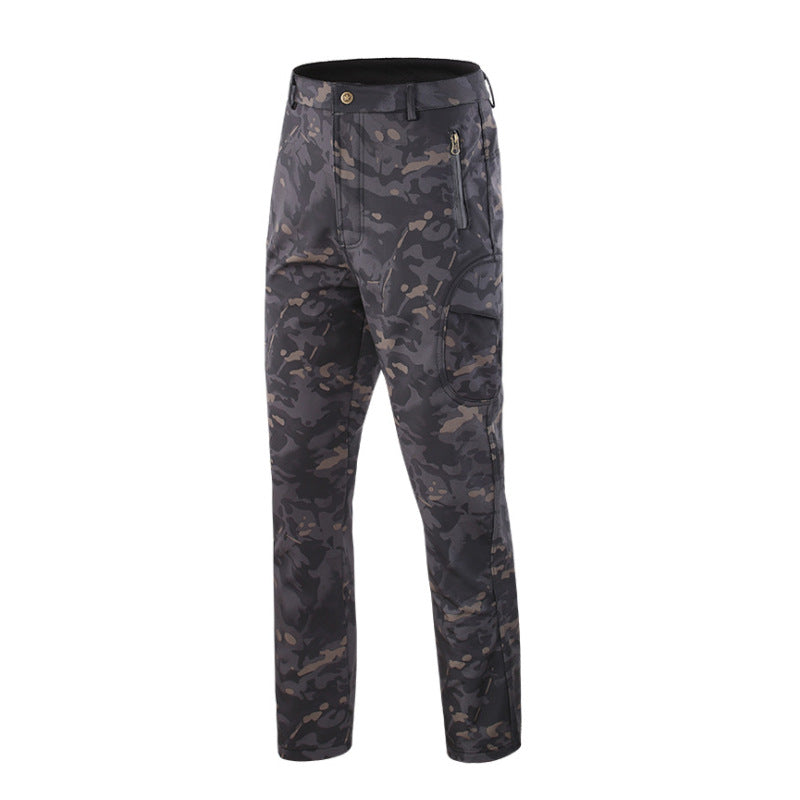 Men's Waterproof Fleece Assault Pants for Outdoor Use