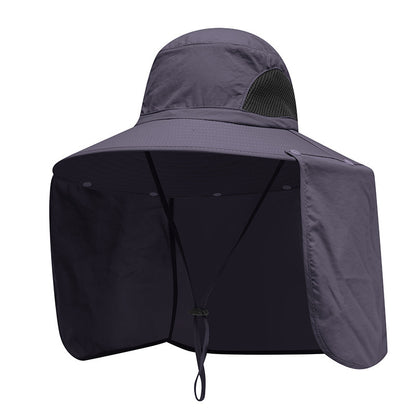 Summer Fishing Hat for Outdoor UV Protection and Quick-Dry