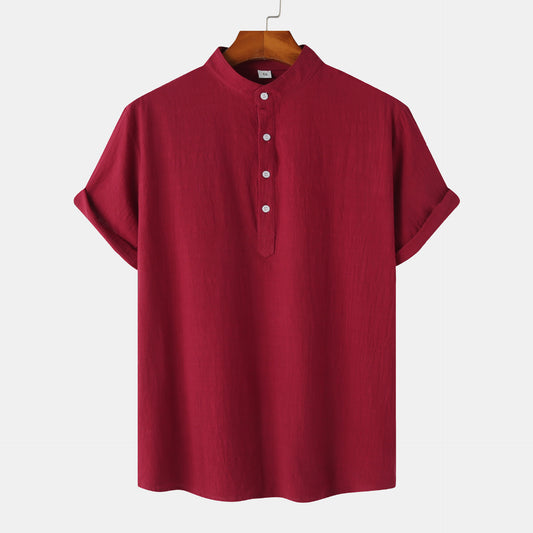 Summer Breeze Linen-Cotton Shirt