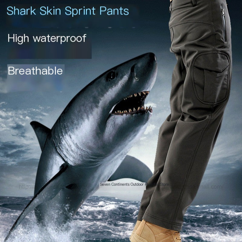 Men's 3-in-1 Fleece Windproof Outdoor Pants