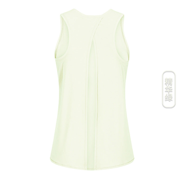 Summer Loose Sleeveless Sports Tank Top for Women