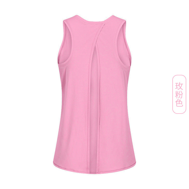 Summer Loose Sleeveless Sports Tank Top for Women