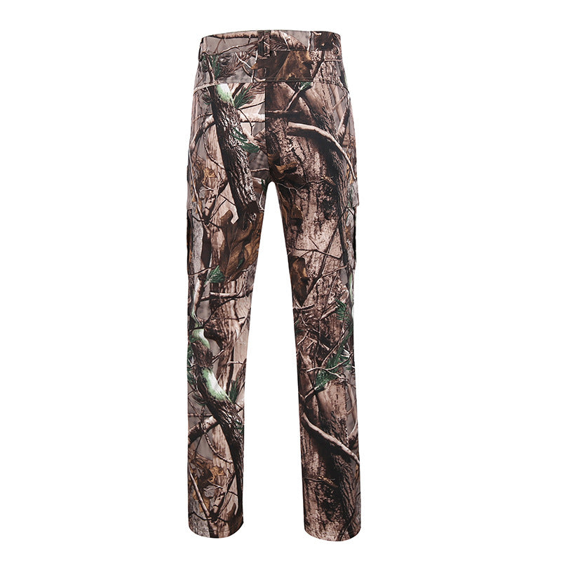 Men's Waterproof Fleece Assault Pants for Outdoor Use